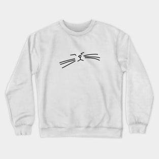 Minimal Cat Animals Doodle Crewneck Sweatshirt